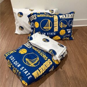Golden State Warriors Blue & Yellow Bedding Set - NBA Team Design